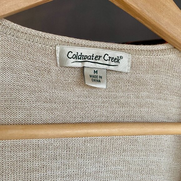 Gold Long Sleeved Knit Two Piece Illusion Sweater - Picture 8 of 13